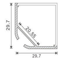 Load image into Gallery viewer, Dotless 20 Corner Aluminum Channel